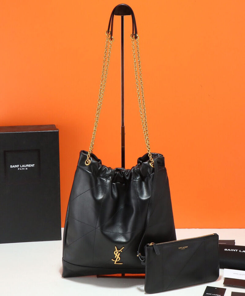 Saint Laurent Jamie 4.3 Pochon In Lambskin Black